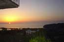 View of the sunset from the hotel balcony!!